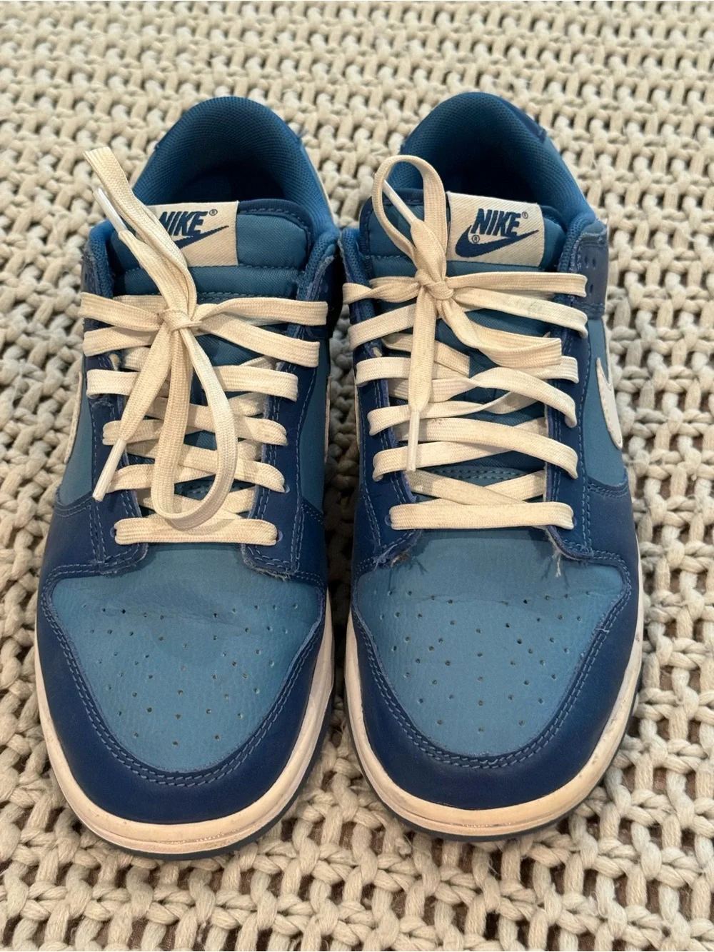 Nike Men's Blue Dunk Low Sneakers
